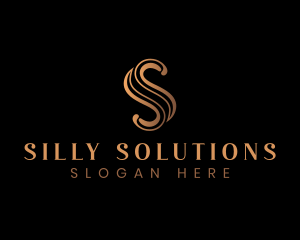 Elegant Luxury Letter S logo design