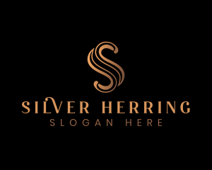 Elegant Luxury Letter S logo design