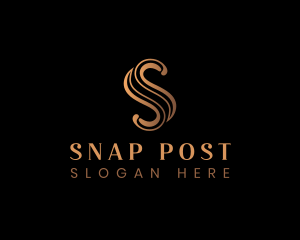 Elegant Luxury Letter S logo design