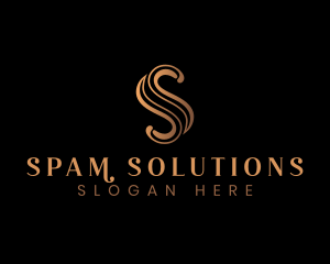 Elegant Luxury Letter S logo design