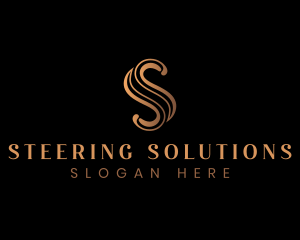 Elegant Luxury Letter S logo design