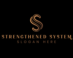 Elegant Luxury Letter S logo design