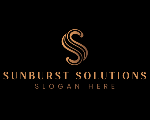 Elegant Luxury Letter S logo design