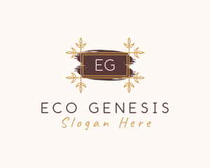 Organic Beauty Wellness logo design