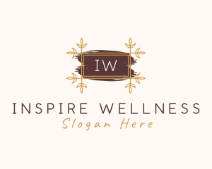 Organic Beauty Wellness logo design