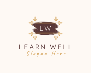 Organic Beauty Wellness logo design