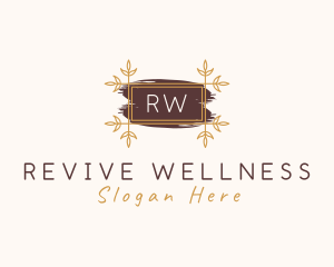 Organic Beauty Wellness logo design