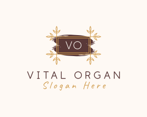 Organic Beauty Wellness logo design