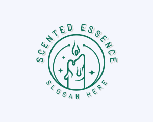 Scented Candle Artisanal  logo design