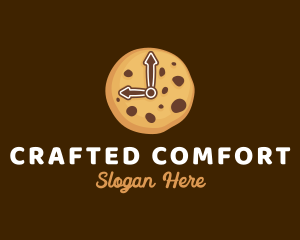 Cookie Biscuit Clock logo design