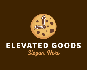 Cookie Biscuit Clock logo design