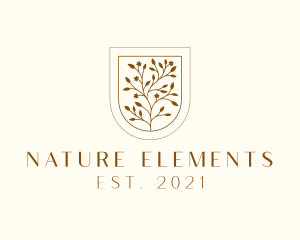 Autumn Plant Nature logo design