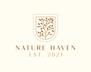 Autumn Plant Nature logo design