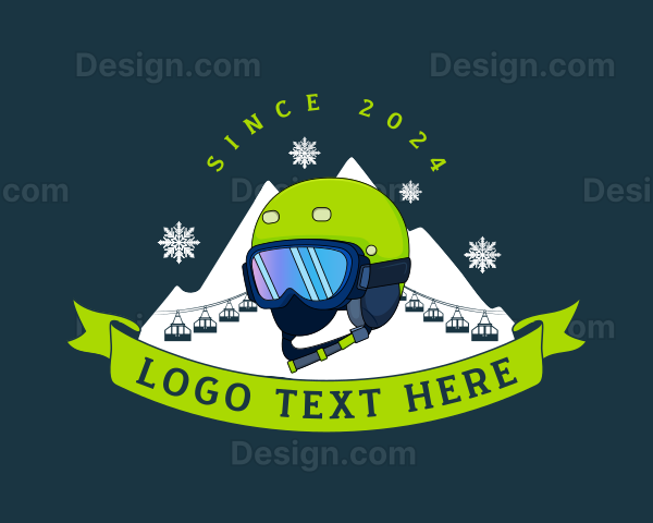 Ski Headgear Helmet Logo