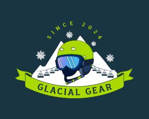 Ski Headgear Helmet logo