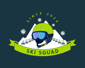 Ski Headgear Helmet logo