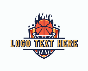 Basketball Net Shield logo