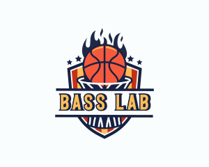 Basketball Tournament Shield logo design