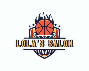 Basketball Tournament Shield logo design