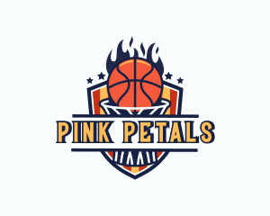 Basketball Tournament Shield logo design