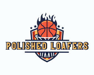 Basketball Tournament Shield logo design