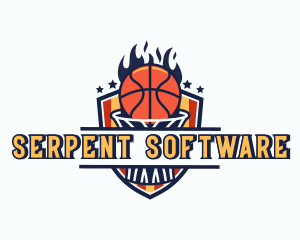 Basketball Tournament Shield logo design