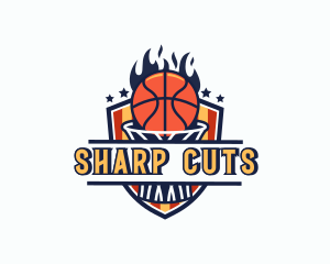 Basketball Tournament Shield logo design