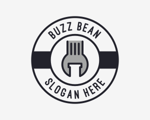 Mechanic Wrench Spanner Tool logo design