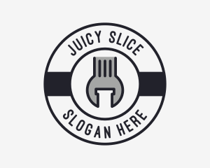 Mechanic Wrench Spanner Tool logo design