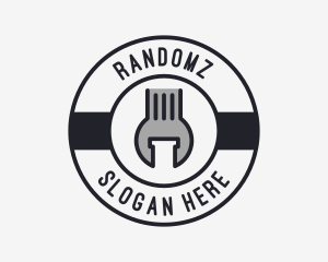 Mechanic Wrench Spanner Tool logo design