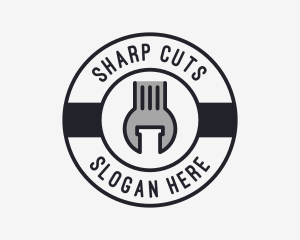 Mechanic Wrench Spanner Tool logo design