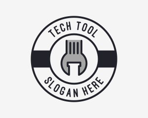 Mechanic Wrench Spanner Tool logo