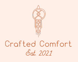 Dreamcatcher Macrame Decor logo design