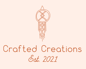 Dreamcatcher Macrame Decor logo design