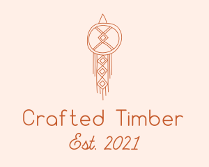 Dreamcatcher Macrame Decor logo design