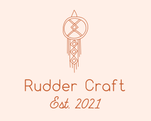 Dreamcatcher Macrame Decor logo design