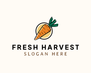 Carrot Vegetable Produce logo