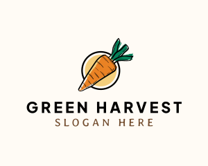 Carrot Vegetable Produce logo design