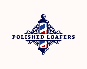 Barber Pole Hairdresser logo design