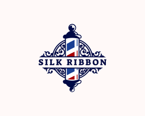 Barber Pole Hairdresser logo design