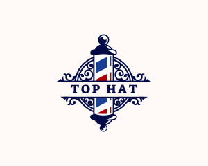 Barber Pole Hairdresser logo design