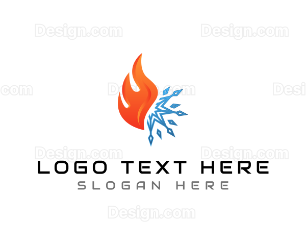 Thermal Heating Cooling Logo