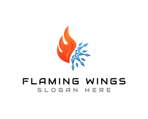 Thermal Heating Cooling logo design