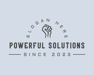 Power Fist Punch logo design