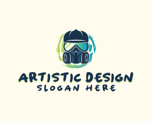 Graffiti Artist Paint logo design