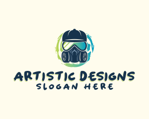 Graffiti Artist Paint logo design