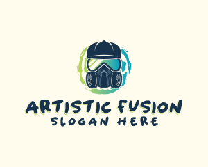 Graffiti Artist Paint logo design