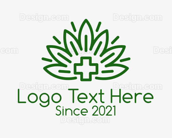 Medical Marijuana Plant Logo