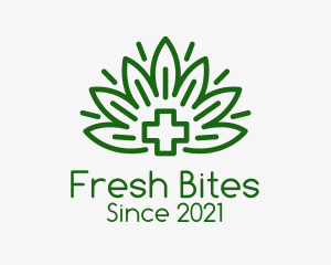 Medical Marijuana Plant logo design