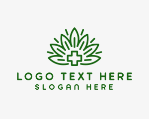 Medical Marijuana Plant Logo